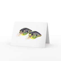 Bass Fishing Crankbait Carte de voeux