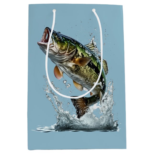 Bass Fishing Gift Bag Party  (Front)