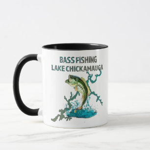 Bass Fishing Lake Chickamauga Mug