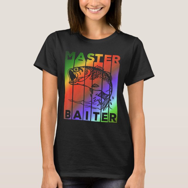 Bass Fishing   Master Baiter T-Shirt (Front)