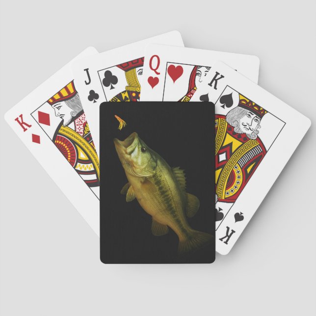Bass Fishing Playing Cards (Back)