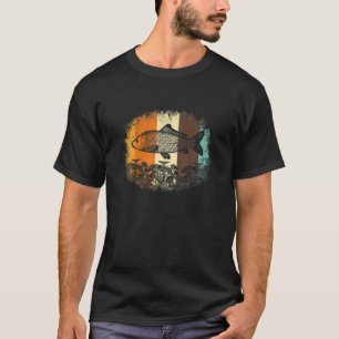 Bass Fishing Retro Vintage Largemouth Fisherman Fi T-Shirt
