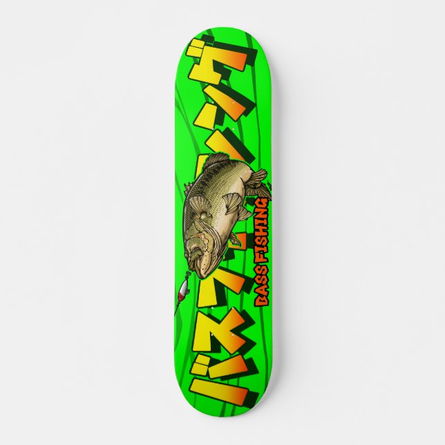 BASS FISHING SKATEBOARD (Front)