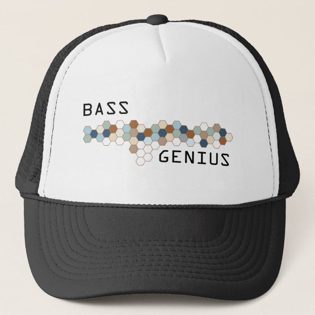 Bass Genius Trucker Hat (Front)