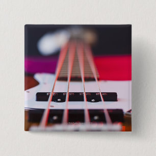 Bass Guitar 3 2 Inch Square Button