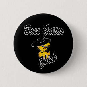 Bass Guitar #4 2 Inch Round Button