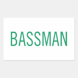 Bass Guitar Bassman Sticker