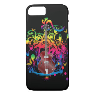 Bass Guitar Colour splash Case-Mate iPhone Case