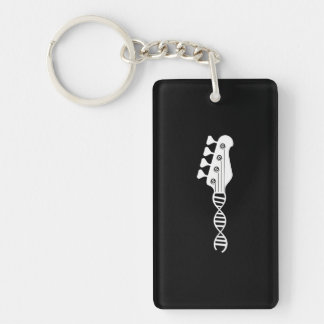 Bass Guitar Dna Musician Bass Player Guitarist Keychain