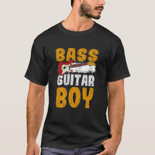 Bass Guitar Graphic Boys And Men Bass Player 2 T-Shirt