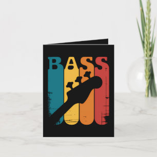 Bass Guitar Holiday Card