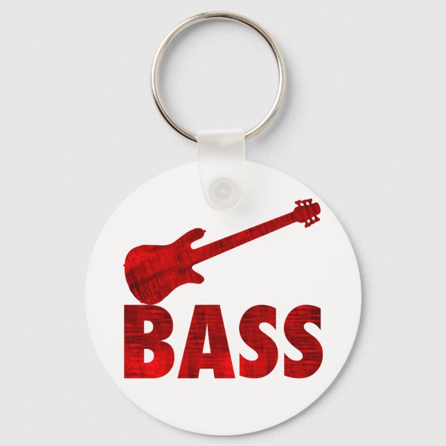Bass Guitar Keychain (Front)
