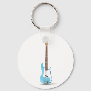 Bass Guitar Keychain