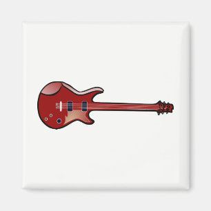 Bass guitar magnet
