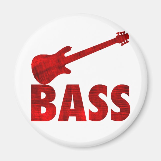 Bass Guitar Magnet (Front)