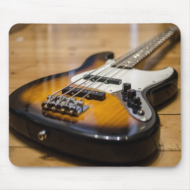 Bass Guitar Mouse Pad (Front)