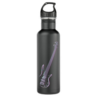 Bass guitar musical instrument bass player 710 ml water bottle