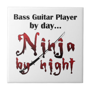 Bass Guitar Ninja Tile