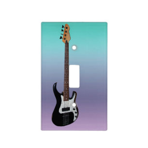 Bass Guitar on Cool Gradient Music Light Cover