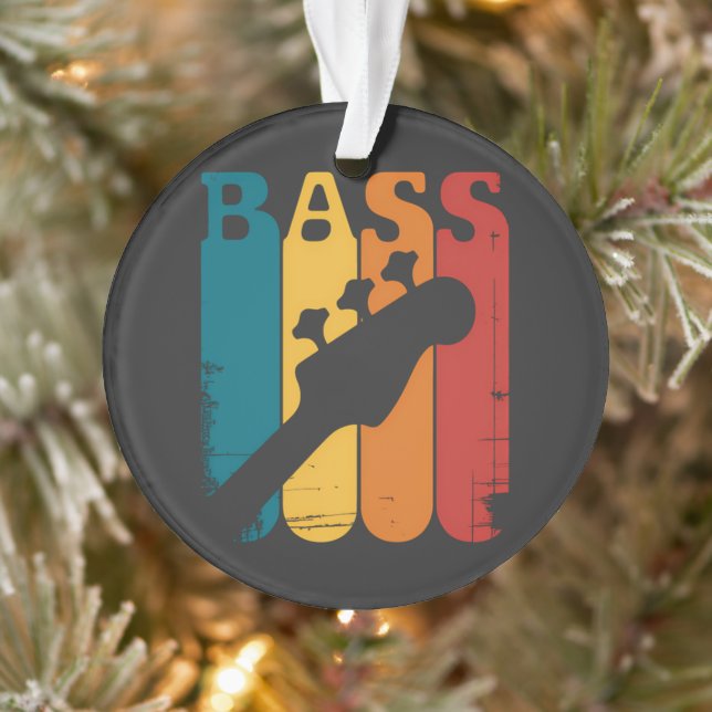 Bass Guitar Ornament (Tree)
