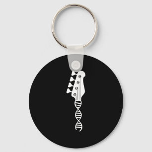 Bass Guitar Player Bassist Keychain