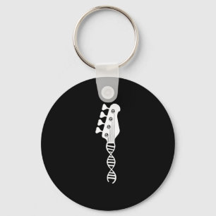 Bass Guitar Player Bassist Keychain