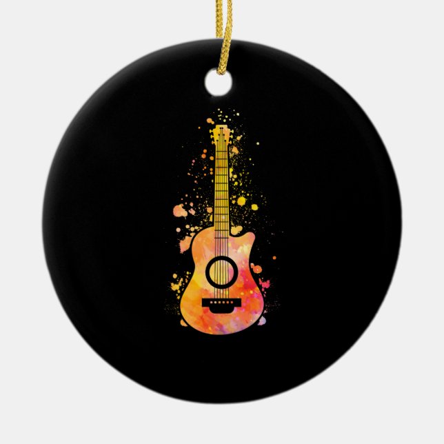 Bass Guitar Player Music Guitarist Musician Rock Ceramic Ornament (Front)