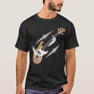 Bass Guitar Player Vintage For T-Shirt