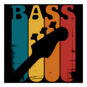 Bass Guitar Poster