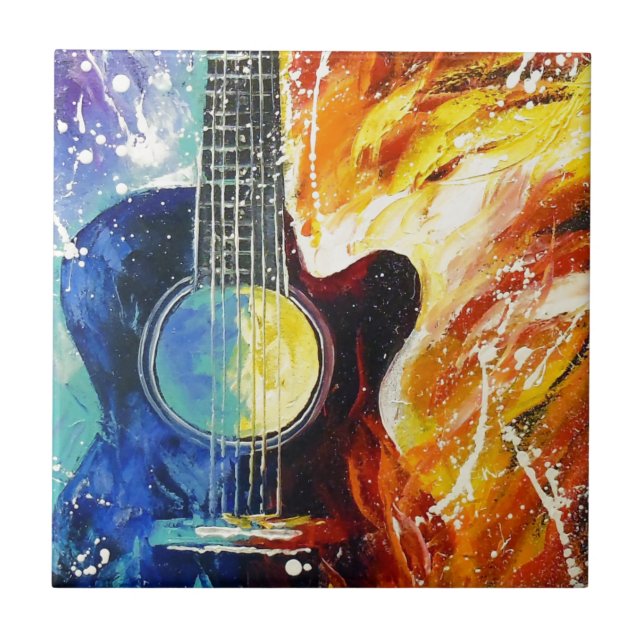 Bass guitar tile (Front)