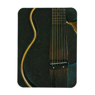 Bass guitarist gift magnet