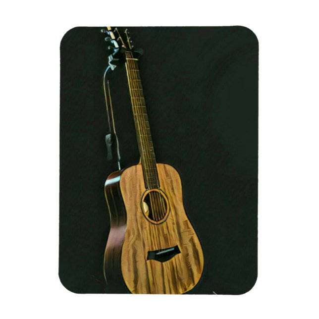 Bass guitarist gift magnet (Vertical)