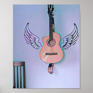 Bass guitarist gift poster