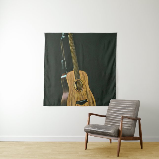 Bass guitarist gift tapestry (In Situ)