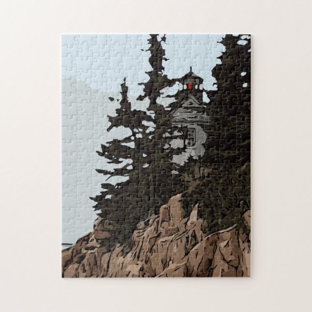 BASS HARBOR HEAD JIGSAW PUZZLE (Vertical)