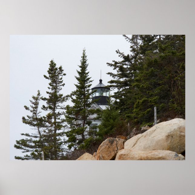 Bass Harbour Head Light Poster - 3 (Devant)