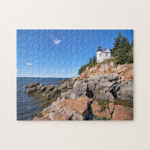 Bass Harbour Head Lighthouse, Maine Jigsaw Puzzle
