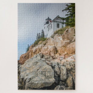 Bass Harbour Head Lighthouse Maine Jigsaw Puzzle