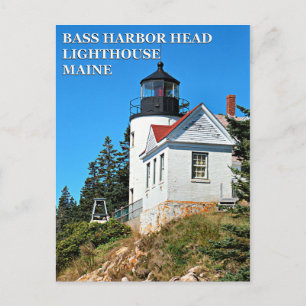 Bass Harbour Head Lighthouse, Maine Postcard