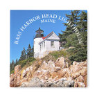 Bass Harbour Head Lighthouse, Maine Round Magnet