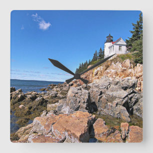 Bass Harbour Head Lighthouse, Maine Wall Clock
