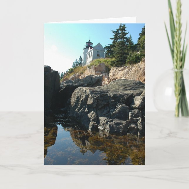 Bass Harbour Light Card (Front)