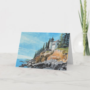 Bass Harbour Lighthouse Card