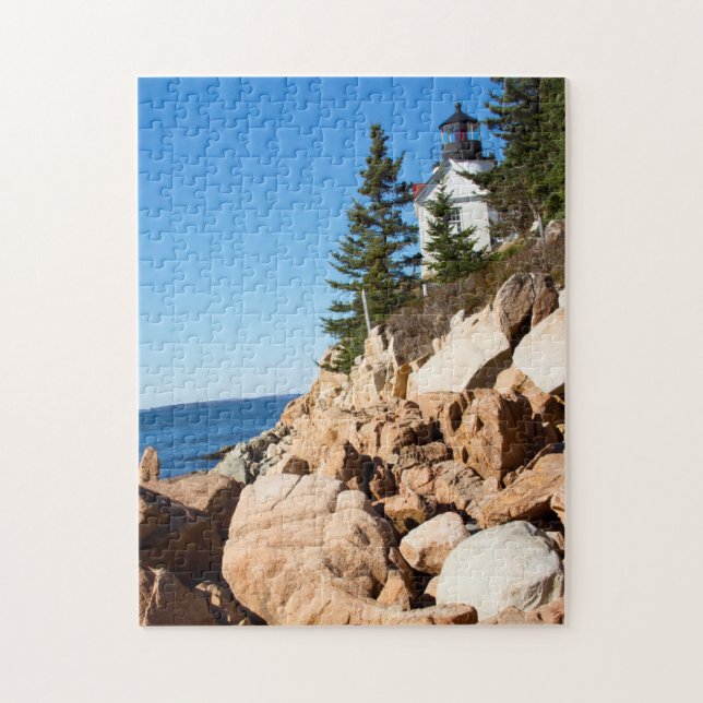 Bass Harbour Lighthouse Jigsaw Puzzle (Vertical)
