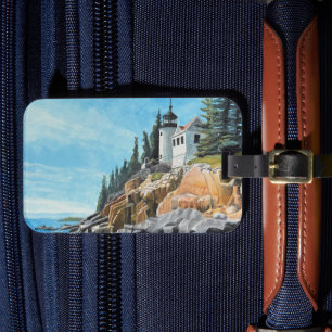 Bass Harbour Lighthouse Luggage Tag