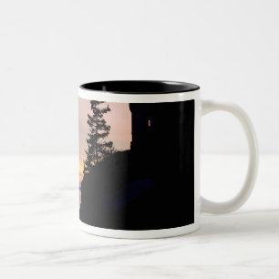 Bass Harbour lighthouse on Mt. Desert Island, Two-Tone Coffee Mug