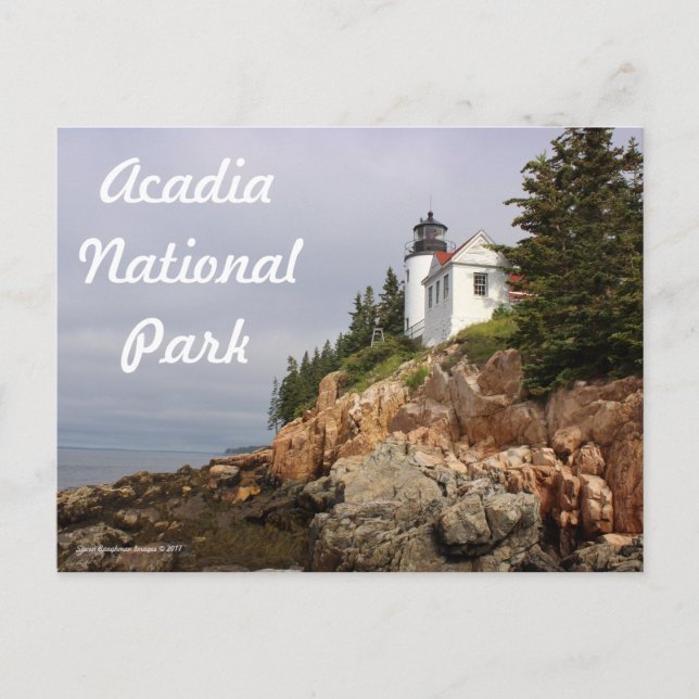 Bass Harbour Lighthouse postcard (Front)