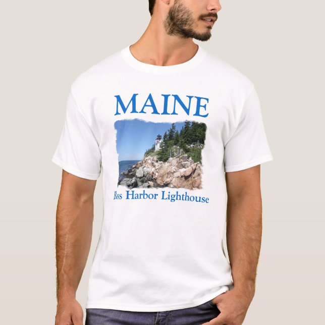 Bass Harbour Lighthouse T-Shirt (Front)