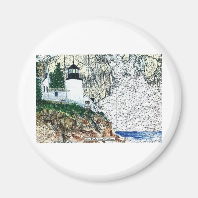 Bass Harbour Magnet (Front)