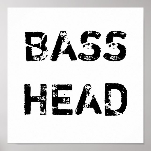 Bass Head poster (Front)